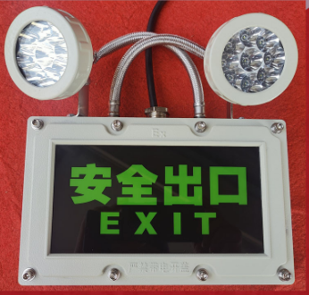 गुणवत्ता  ATEX Explosion Proof Twin Head LED Emergency Light Zone 1 / 2 with Battery Backup कारखाना