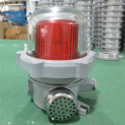 LED Explosion Proof Alarm Light Warning Beacon for Hazardous Areas 12V/24V/110V/220V/380V