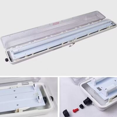 PC Cover 4FT Explosion Proof LED Linear Light for Zone 1 Hazardous Areas