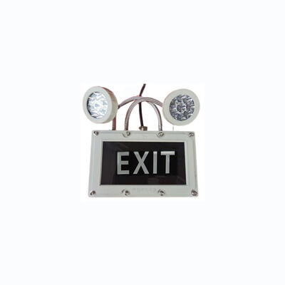ATEX Explosion Proof Twin Head LED Emergency Light Zone 1 / 2 with Battery Backup