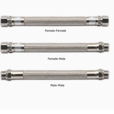G1 Female To Female Stainless Steel Explosion Proof Flexible Metal Conduit 180cm