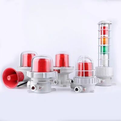 Luce di segnalazione a LED industriale antideflagrante per ambienti ad alta temperatura