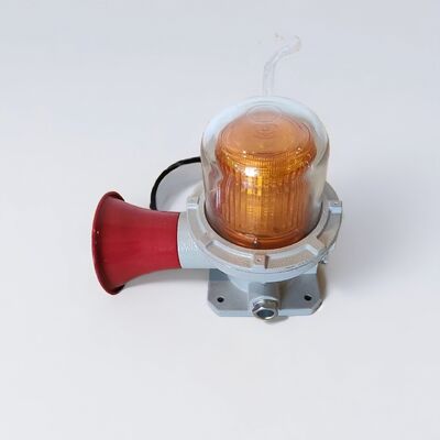 Explosion Proof LED Strobe Alarm Light with IP65 Rating, Aluminum Alloy Housing, and Multi-Color LED Beacon for Hazardous Areas