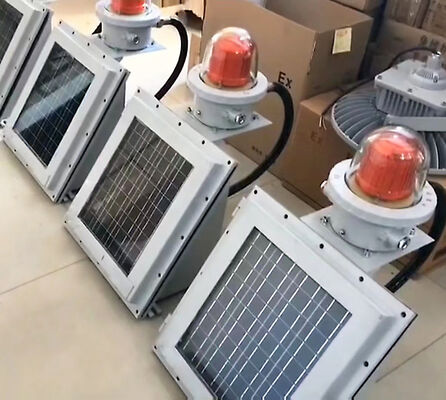 Solar Powered Explosion Proof Aviation Obstruction Light for Hazardous Locations