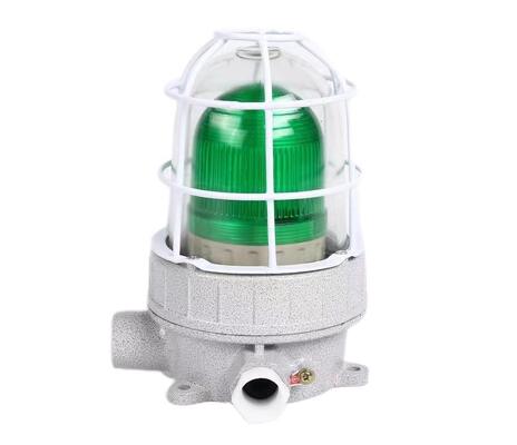 Corrosion Resistant Explosion-proof Alarm with Ultra-bright LED and Toughened Glass Cover for Hazardous Areas