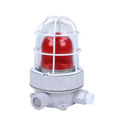 Corrosion Resistant Explosion-proof Alarm with Ultra-bright LED and Toughened Glass Cover for Hazardous Areas
