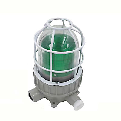 Corrosion Resistant Explosion-proof Alarm with Ultra-bright LED and Toughened Glass Cover for Hazardous Areas