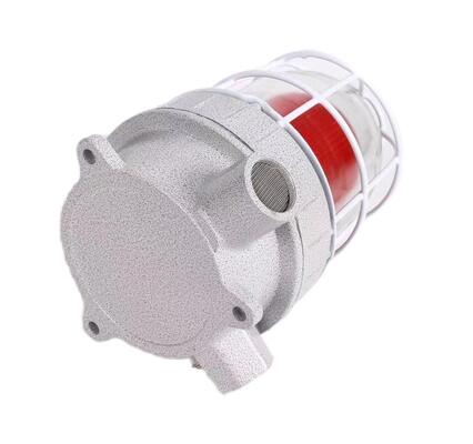 Corrosion Resistant Explosion-proof Alarm with Ultra-bright LED and Toughened Glass Cover for Hazardous Areas