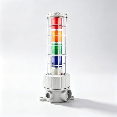 Exde IIC T6 Gb IP66 Waterproof Ultra-bright LED Explosion-proof Alarm for Hazardous Areas