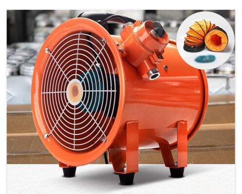 Portable Utility Blower Ventilation Fan Heavy Duty Cylinder Fan